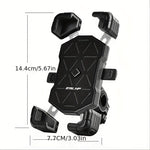 LinkMejor Universal 4.5-7.2 inch Bike Phone Holder Hold Firmly Motorcycle Handlebar Phone Navigation Frame Mount