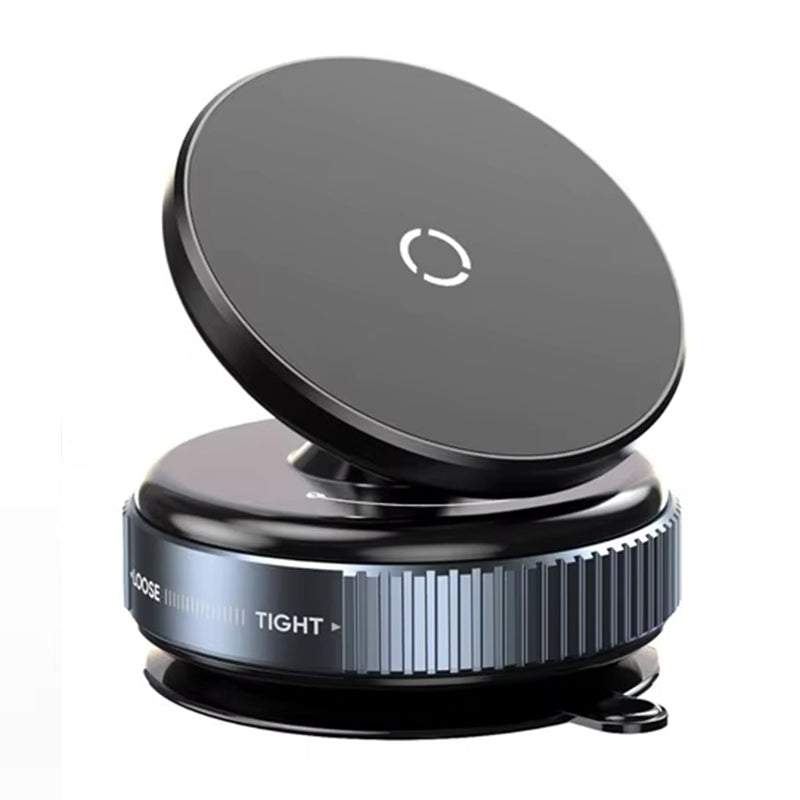 K009 Vacuum Magnetic Car Phone Holder Strong N52 Magnets 18N Force Mechanical Suction Cup Stable Three-Axis Design High Load 7kg Universal for Car Dashboard Glass Panel