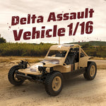 LinkMejor WP14 RTR 1/16 2.4G 4WD RC Car Off-Road Truck Full Proportional Fast Attack Vehicles Model Toys