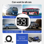 Universal Car GPS HUD Heads Up Display Car Speedometer Display Vehicle Speed Kilometers Per Hour Miles Speedometer