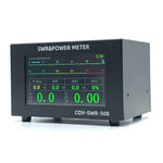 200W High Power SWR Meter 1.8-54MHz HF VHF UHF 4.3 Inch IPS Color Display Fine Tuning Shortwave Radio Accessories CQV-SWR-508 VSWR Power Meter