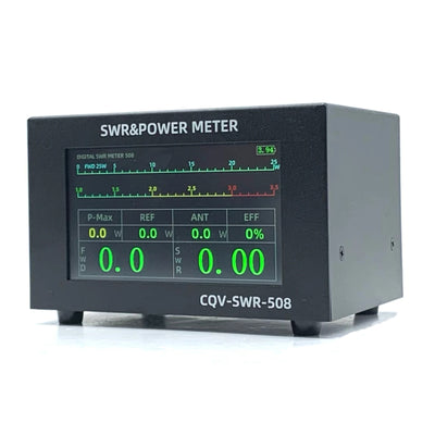 200W High Power SWR Meter 1.8-54MHz HF VHF UHF 4.3 Inch IPS Color Display Fine Tuning Shortwave Radio Accessories CQV-SWR-508 VSWR Power Meter
