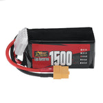 LinkMejor 4S 14.8V 1500mAh 120C 22.2Wh LiPo Battery XT60 Plug for RC Drone