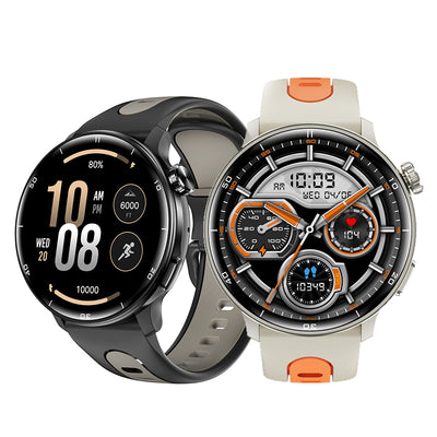 LinkMejor S666 1.43-inch AMOLED Display GPS Dual Frequency Five-star Positioning Compass+Altitude Barometer bluetooth Call Heart Rate Blood Pressure Blood Oxygen Monitor Sleep Monitoring Multi-sport Modes 3ATM Waterproof Smart Watch