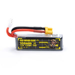 LinkMejor DAI WONG GAU 7.4V 550mAh 2S 150C LiPo Battery XT30 Plug for W20 2Inch FPV Racing Drones