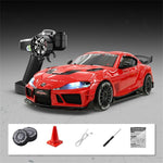 LinkMejor SP4301 Official Licensed for Supra RTR 1/43 2.4G 4WD Drift RC Car with Gyro Full Proportional Remote Control Mini Race LED Light High-Speed Motor On-Road Racing Vehicle Model Boys Gifts Toys