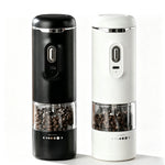 Comfook Electric Pepper Grinder Rechargeable Salt & Pepper Mill with Ceramic Burr 5 Adjustable Grind Settings One-Hand Operation Type-C USB Charging