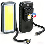 Bikight K587 2000mAh Rechargeable COB LED Work Light Stepless Dimming Magnetic Base IPX4 USB Charging Emergency Power Bank