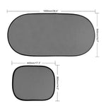 1/2/5PCS Portable Car Window Sunshade with Suction Cup Shade Universal Car Curtain Sun Shade Car Styling Covers Sun Visor