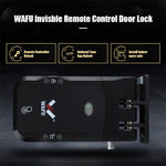 LinkMejor 026 Home Invisible Remote Control Security Door Lock Graffiti Smart Electronic Lock No Hole Design Dual System Dual Motor