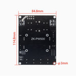 ZK-PW500 Boost Converter Module 11-27V DC Input VIN-50V Output 500W Voltage Regulator Power Supply Board