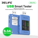 LinkMejor XA3 Pro USB Smart Tester PD QC2.0 QC3.0 Fast Charge 6.5A High Current 156W Power Measurement 1.77-inch TFT LCD