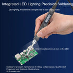 T85 Smart Soldering Iron PD9-20V DC12-24V 96W Fast Heating OLED Display Type-C Interface Best for Electronics DIY