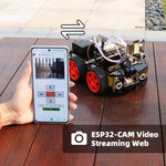 LinkMejor Smart Robot Starter Kits for Arduinos Programmable Project ESP32 Camera Professional Diy Electronic Educational Robotic