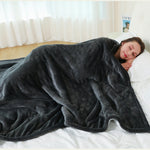80x140cm Electric Blanket Flannel Blanket Mattress Winter Machine Washable Temperature Control Warmer Heated Throw Blanket