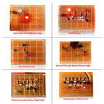 DC 3V-15V DIY Electronic Module Circuit Board Kit Training Kit for Soldering Component Suite