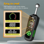 LinkMejor MT68 Digital Wood Moisture Meter Non-contact Timber Damp Detector LCD Screen Hygrometer Alarm Humidity Tester Pinless Detect