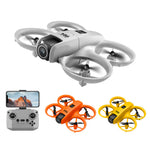LinkMejor V66 WiFi FPV with Dual Camera 180° Electrically Adjustable Optical Flow Hover Automatic Obstacle Avoidance LED Light Circle Protection Kids Gifts 2.4G 4CH 6-Axis Remote Control RC Toys Drone Quadcopter RTF