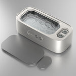 Ultrasonic Glasses Cleaning Machine Dual Compartment Jewelry Eyeglass Third Gear High Frequency Vibration Washing Machine