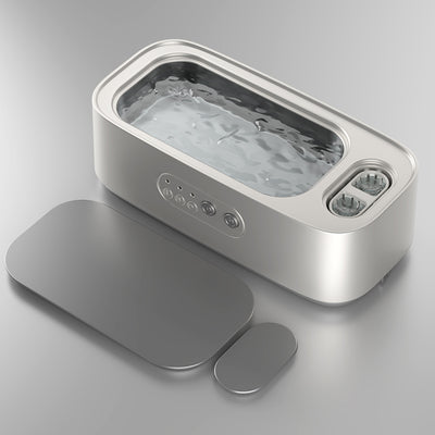 Ultrasonic Glasses Cleaning Machine Dual Compartment Jewelry Eyeglass Third Gear High Frequency Vibration Washing Machine