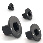 4Pcs Low Profile Impact Socket Adapter Set Cr-Mo Steel Drive Ratchet Adapter Magnetic Universal Adapter
