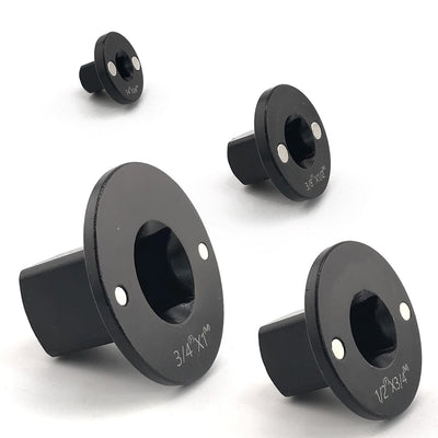 4Pcs Low Profile Impact Socket Adapter Set Cr-Mo Steel Drive Ratchet Adapter Magnetic Universal Adapter