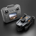 LinkMejor S119 WiFi FPV with LCD Screen Controller HD Dual Camera Servo Gimbal 360° Obstacle Avoidance Brushless Foldable RC Drone Quadcopter RTF