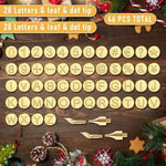 DIY Wood Burning Set and 26 Letters Copper Mold Carving Pyrography Pen Tips Stencil Soldering Iron Wood Burning Tool