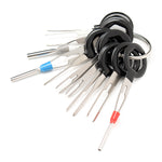 11PCS Terminal Removal Tool Kit High Quality Aluminum Wiring Connector Pin Release Extractor for Car Repair Maintenance