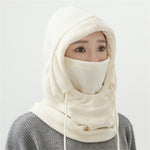 LinkMejor 1pcs Winter Balaclava Knit Hood Men Women Windproof Warm Cycling Outdoor Sports Thermal Fleece Face Neck