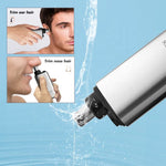 LinkMejor KBMQ-2502-L Electric Nose Hair Trimmer Achieve Shaver Facial Nose Hair Scissors Men Women Clean Trimmer Shaver