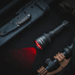 Weltool T10-HR Red X-LED 342Lumens 450M 3Modes USB Rechargeable IP67 LED Flashlight Outdoor 18650 Flashlight Tactical Flashlight