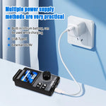 Multifunctional PWM Signal Generator Handheld Current Source 0-20mA 4-20mA ±12V ±50V Measurement 320x240 TFT Screen Adjustable Frequency USB Rechargeable