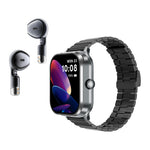 D8pro 2.01-inch HD Screen Clamshell 2-in-1 Headset Design NFC Function bluetooth Call Heart Rate Blood Pressure SpO2 Monitor Sleep Monitoring Multi-sport Modes Smart Watch