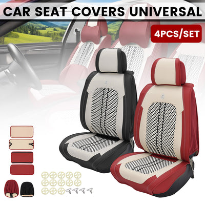 Universal 9D Car Seat Covers Breathable Nappi Fabric Durable Ergonomic Design Easy Installation Universal Fit for Sedan SUV Comfortable Automotive Interior Accessories