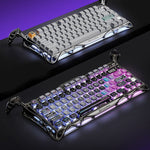 LinkMejor Mercurys K1 PRO Mechanical Keyboard Tri-mode Hot Swappable Gasket RGB Aluminum Alloy 75% Layout Customized Wireless Gaming Keyboard