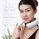 LinkMejor H99 Neck Massager 15 Intensity Levels 6 Massage Modes USB Rechargeable Shoulder Neck Message Instrument