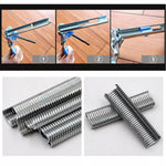 Type M Nail Pliers Hand Tools Set For Animal Cages Wire Fencing And Railing Repair Steel and Plastic Flexible Soft Grip Handle