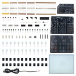 EQKIT YBN-20 Binary Clock DIY Electronic Kit USB 5V Multi-Color LEDs High Precision STEM Educational Soldering Practice Real-Time Clock Programming