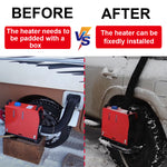 LinkMejor Car Heater Bracket Foldable Adjustable Universal for 14 to 18 Inches (about 36 to 46 cm) Tires