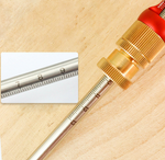 Brass European Style Scriber Woodworking Parallel Line Woodworking Scriber Drawing Mortise Marking Gauge Ruler