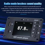 2.8-inch Car LCD Decoding Board Bluetooth 5.1 MP3 Decoder Screen Audio Receiver Support FLAC WAV APE AUX FM Radio Hands-Free Calls Adjustable Timer