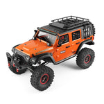 LinkMejor 104010 RTR 1/10 2.4G 4WD RC Car Rock Crawler Off-Road Climbing Truck Full Proportional LED Light Vehicles Models Toys