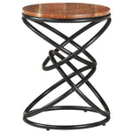 End Table 15.7"x15.7"x20.5" Solid Acacia Wood