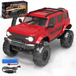 LinkMejor E201 E202 RTR 1/20 2.4G 4WD RC Car Rock Crawler Off-Road Climbing Truck LED Light Full Proportional Control Straight Bridge Aluminum Axles Central Differential Vehicles Models Toys