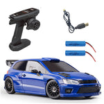 LinkMejor 2801 RTR 1/28 2.4G 4WD RC Car Drift for POLO R LED Light On-Road Full Proportional Racing Vehicles Models Toys 3.7V 1s Battery