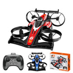 LinkMejor YL61 2-IN-1 Land Air Flying Racing Drift Car Altitude Hold Mode Tumbling Stunts 2.4G Remote Control Toys Kids Gifts RC Drone Quadcopter RTF