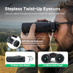 SvbonySA207PRO 8x42 ED APO Binoculars Flat Field Ultra Wide-angle Magnesiums Alloy Body BaK4 FBMC IPX7 for Bird Watching Camping