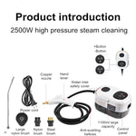 Multi-Function Digital High-Temperature Steam Cleaner Touch Screen Portable Multi-Purpose Deep Cleaning Steam Cleaner for Home Kitchen Car
