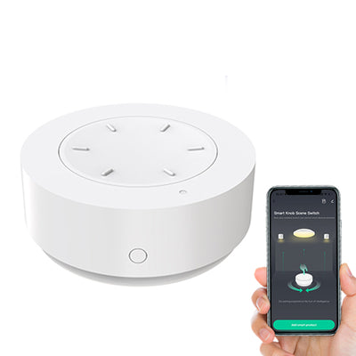 Tuya ZigBe Smart Knob Switch Wireless Scene Switch Button Remote Dimmer Battery Powered Automation Scenario Smart Life APP
